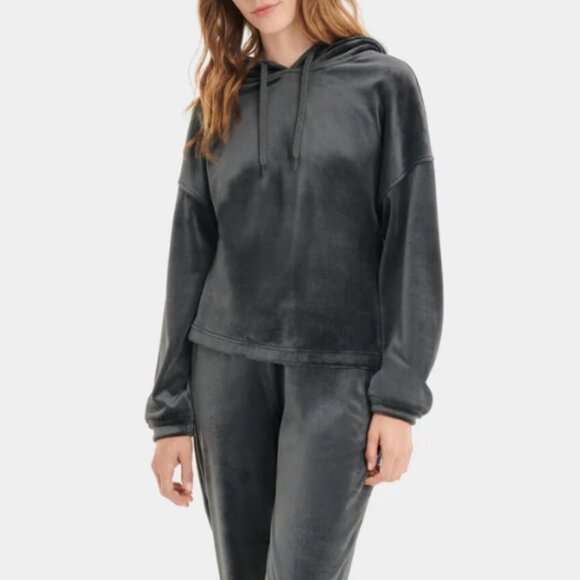 UGG Belden Pullover Fleece Velvet Hoodie Size L - Picture 1 of 14